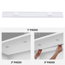 ( COMPRE 1 LEVE 2 ) Luminária LED Fina  Com Sensor de Presença Recarregável