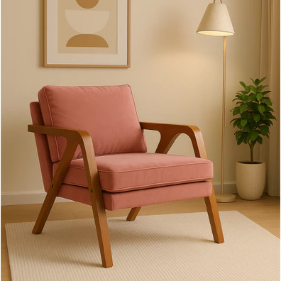 Poltronas Decorativas Linho - Monalisa