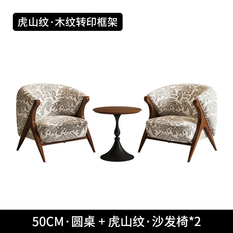 Conjunto Moderno de Poltronas de Veludo - Elegância Italiana