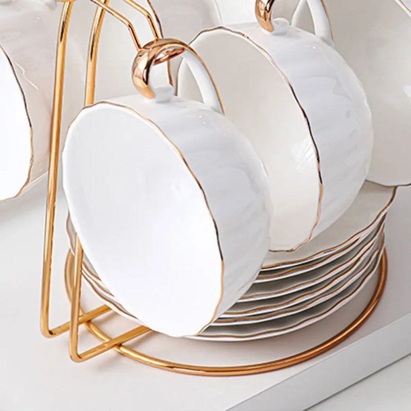 Porta Jogo de Xícaras Golden