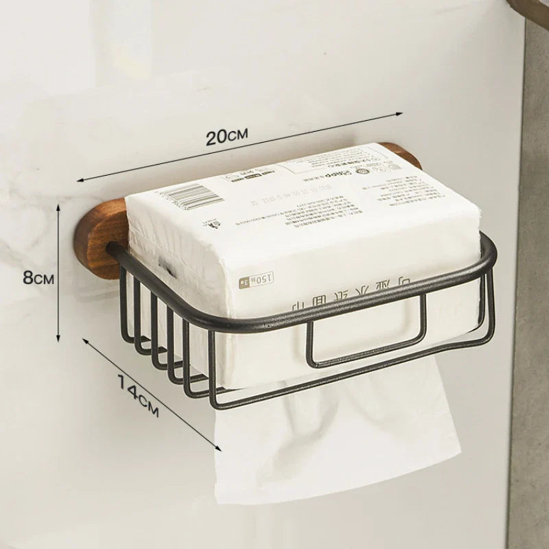 Toalheiro de Nogueira Luxuoso – Elegância Funcional para seu Banheiro