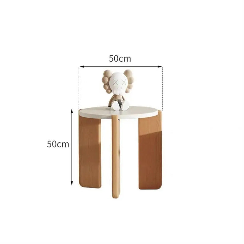 Mesa de Centro Redonda Moderna – Elegância e Estilo Neoclássico