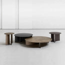 Mesa de café para sala, mesa lateral redonda de metal, ferro industrial, latão antigo, italiano