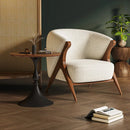 Conjunto de mesa e cadeira moderna de veludo, luxo, design italiano, poltrona, hotel, quarto, varanda, móveis nórdicos