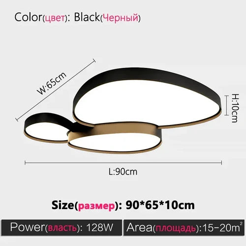 Luminária de Teto LED Nórdica Moderna - Estilo Minimalista