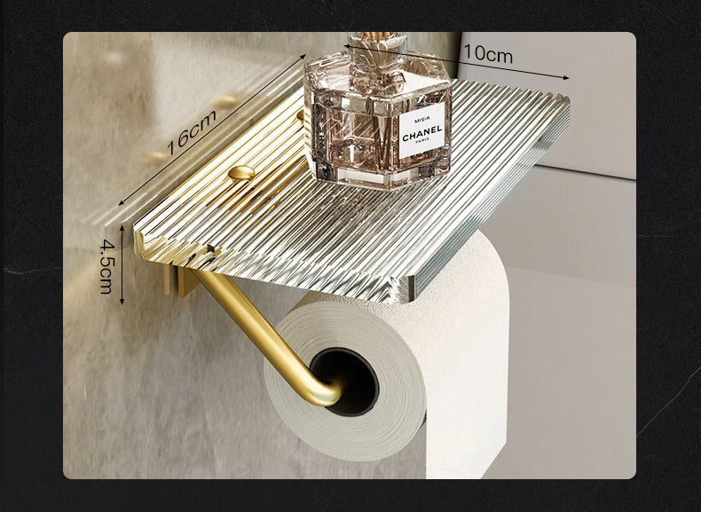 Suporte para papel higiênico Siena