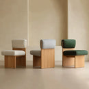 Nordic Leisure Chairs for Living Room Cadeira de jantar de madeira maciça Cadeira de maquiagem do quarto, Banquinho moderno, Sofá único