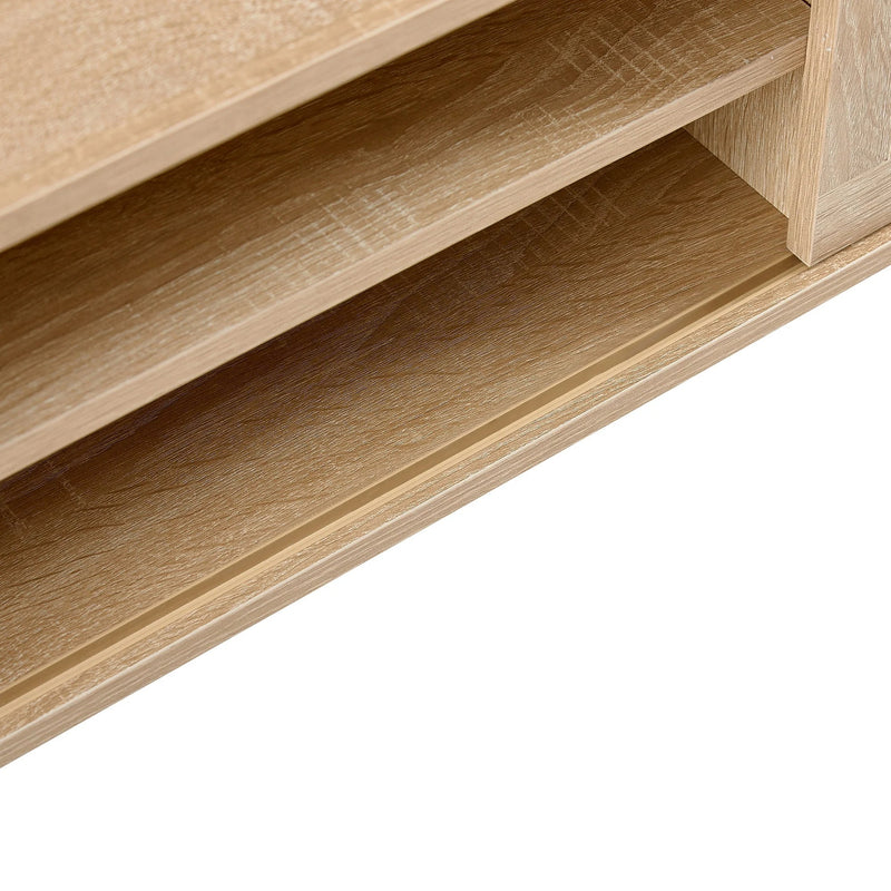 Móveis de sala de estar com armário de TV de vime para uso em apartamentos