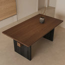 Wabi Sabi Antigo Cadeiras de Mesa de Jantar de Madeira maciça Casa Grande Placa Retangular Retro Sala de estar Mesa de Chá Móveis