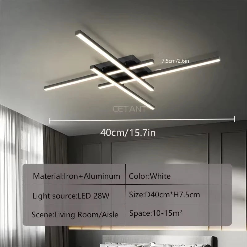 Luminária de Teto LED Minimalista - Elegância e Eficiência