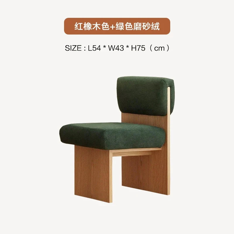 Cadeira Nórdica de Lazer em Madeira Maciça para Sala de Estar