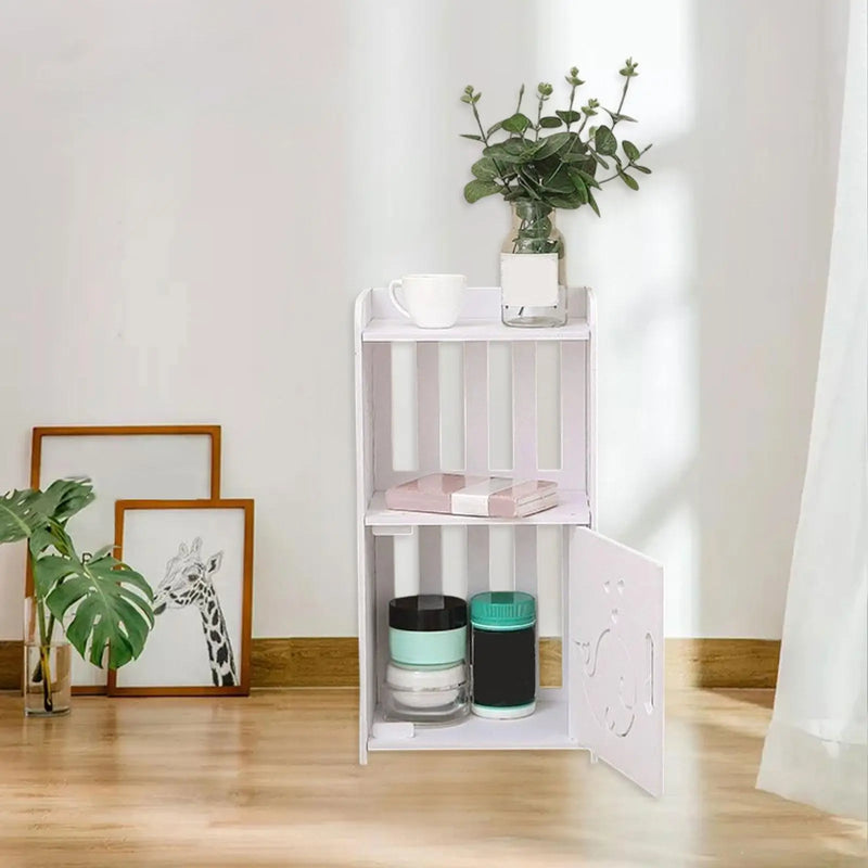 Mesa lateral para bebidas, móveis multifuncionais, mesa de cabeceira simples com armazenamento para sala de estar, quarto, espaço pequeno