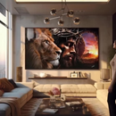 Quadro Decorativo Grande – Leão de Judá