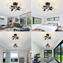 Lustre Led Moderno 4/6 Lampadas