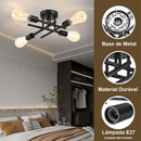 Lustre Led Moderno 4/6 Lampadas
