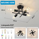 Lustre Led Moderno 4/6 Lampadas