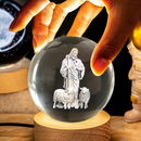 Luminária Bola de Cristal 3D Bíblia