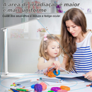 Luminária Abajur de Mesa LED Dobrável com Timer