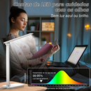 Luminária Abajur de Mesa LED Dobrável com Timer