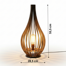 Abajur Grande de Chão em MDF