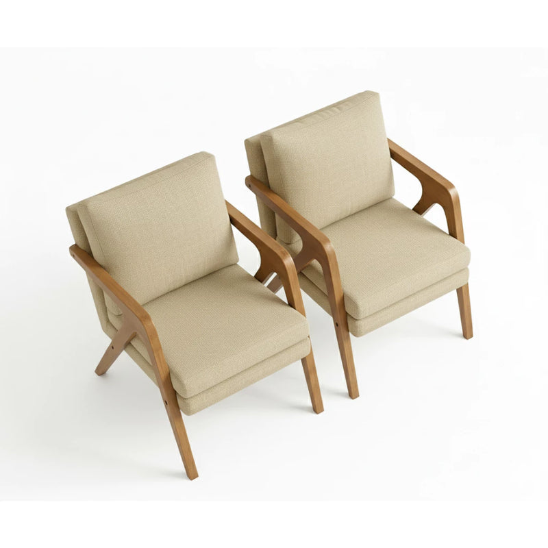 Poltronas Decorativas Linho - Monalisa