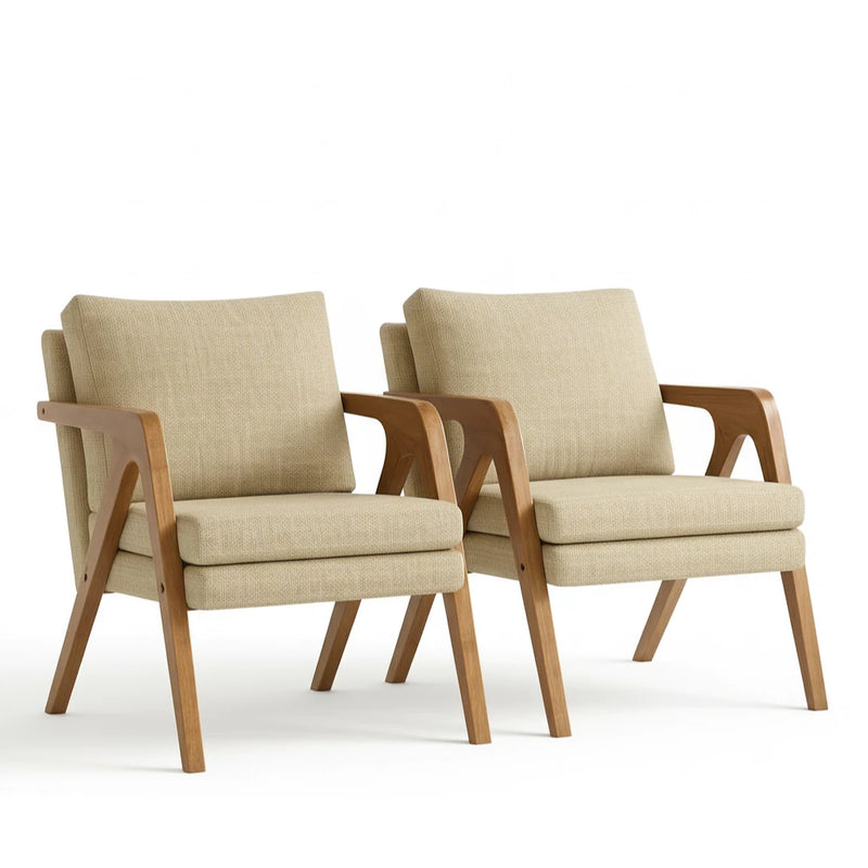 Poltronas Decorativas Linho - Monalisa