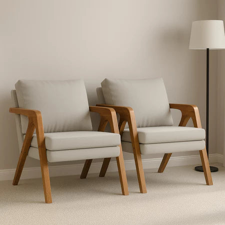 Poltronas Decorativas Linho - Monalisa