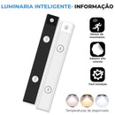 ( COMPRE 1 LEVE 2 ) Luminária LED Fina  Com Sensor de Presença Recarregável