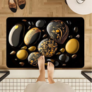 Tapetes 5D De Secagem Rápida Em Microfibra Antiderrapante (58x38CM)