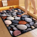 Tapetes 5D De Secagem Rápida Em Microfibra Antiderrapante (58x38CM)