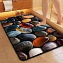 Tapetes 5D De Secagem Rápida Em Microfibra Antiderrapante (58x38CM)